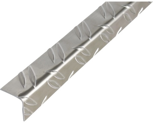 Vinkelprofil ALBERTS räfflad aluminium 41,2x41,2x1,5mm 2m