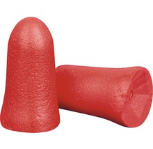 Två öronproppar i skumgummi