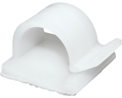 Kabelhållare DRESSELHAUS självhäftande 26x12,5x8mm Klämma för kabel av plast