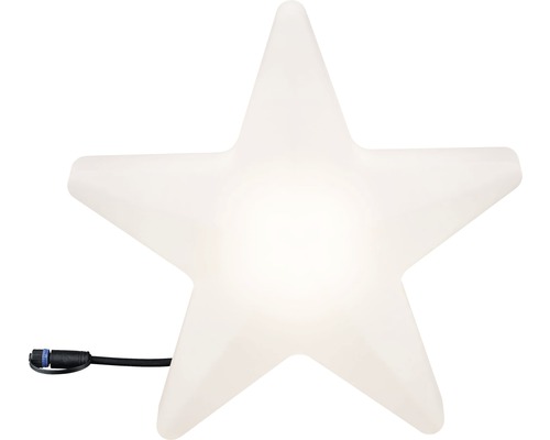 Stjärnformad lampa med kabel