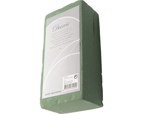 Decoris oasis för snittblommor, cirka 23x11x8 centimeter