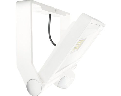 Vit LED-strålkastare med rörelsedetektor för utomhusbruk