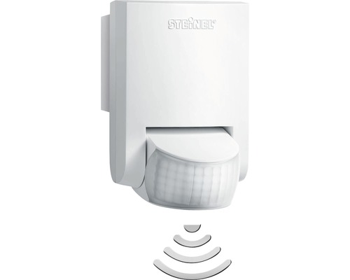 Rörelsevakt STEINEL IS 130-2 130° infraröd rörelsesensor 12m räckvidd IP54 vit Steinel Logo rörelsedetektor för väggmontering