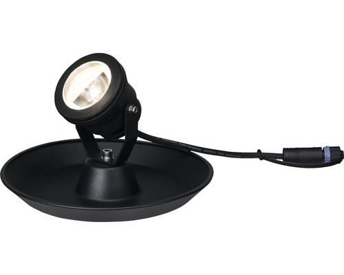 Markstrålkastare med markspett och kabel