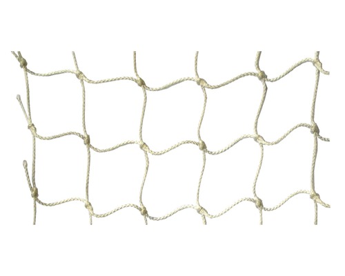 Knutet nät MAMUTEC vitt garn Ø 2mm 2m brett metervara Nät av rep