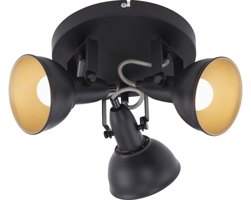 Taklampa med tre spotlights för inomhusbruk