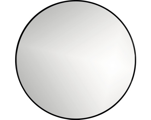 Rund spegel med ram