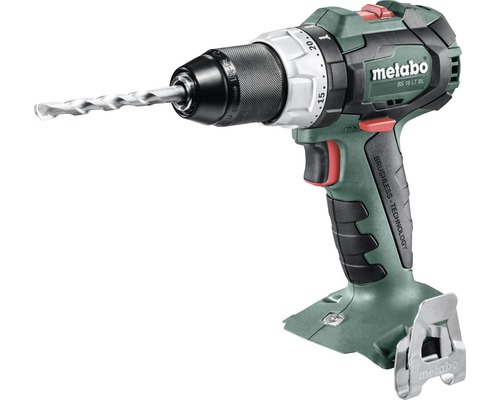 Borrskruvdragare METABO BS 18 LT BL Solo utan batteri och laddare i plastlåda Metabo batteridriven borrmaskin med borr