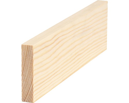 Planhyvlad furu kort obehandlad 21x21x1000mm Träplanka av gran