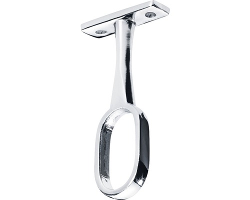 HETTICH Klädstångsfäste mittdel 15/30 mm krom 25 st Garderobsstångshållare av metall