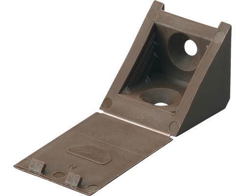 Hörnförbindare HETTICH 23x23x24mm brun