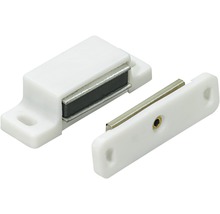 Vit magnetisk spärr för möbler