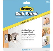 Homax vägglapp av galvaniserat stål för permanent reparation