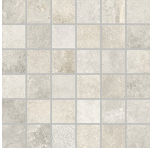 Mosaikplatta med kvadratiska element för vägg och golv
