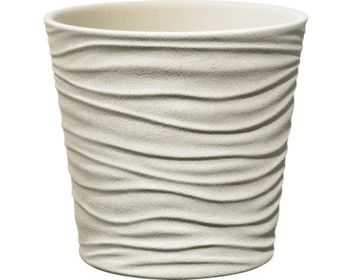 Blomkruka SOENDGEN Sonora keramik Ø21x21cm sahara