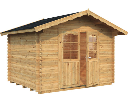Friggebod PALMAKO Vivian inkl. golv 6,9m² 300x240cm doppimpregnerad brun Friggebod PALMAKO Vivian inkl. golv 6,9m² 300x240cm doppimpregnerad brun