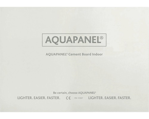AQUAPANEL logotyp för cementbyggskivor