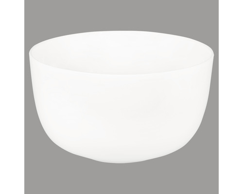 Vit keramisk skål