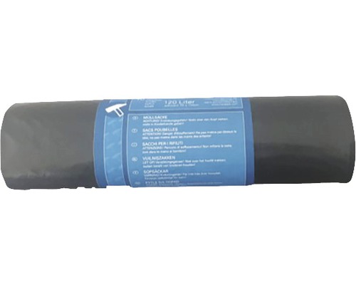 Sopsäck 120L 10st LDPE svart