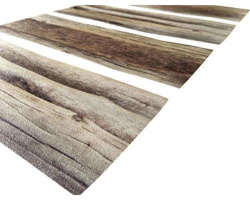 Flera vinylgolv med trädekor