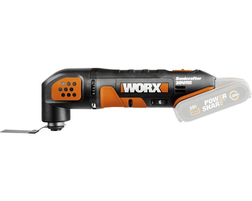 Worx batteridrivet multiverktyg med batteri