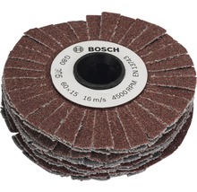 Lamellslipskiva från Bosch med en kornstorlek på 80, en diameter på 305 mm, ett hål på 60 x 15 mm och ett maximalt varvtal på 4500 varv per minut