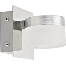 Vägglampa av metall med cylindrisk lampskärm