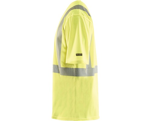 Gul varsel t-shirt med reflexränder