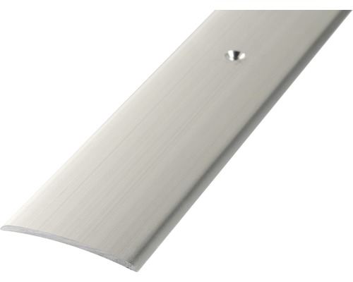 Skarvlist DURI silver 40x1000mm Nr. 7 Metallisk övergångsprofil med borrhål