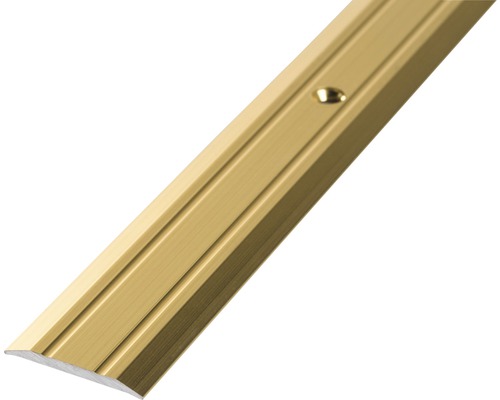 Metallisk övergångsprofil med skruvhål för golvbeläggning