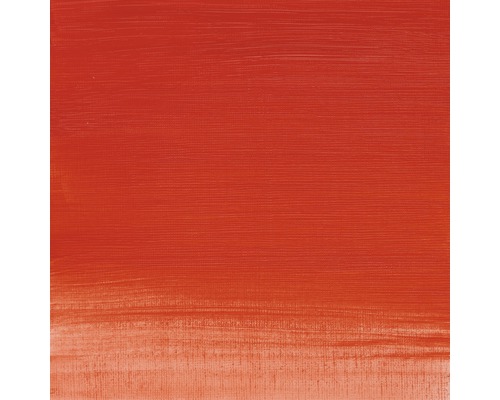 Vattenlöslig oljefärg WINSOR&NEWTON Artisan Oil Nr 095 röd 37ml Rödbrun färg applicerad