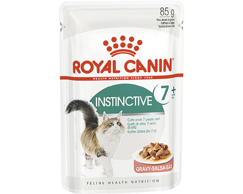 Kattmat ROYAL CANIN Instinctive 7+ Gravy Ageing 12x85g Royal Canin kattmat Instinctive 7 plus, 85 gram portionspåse