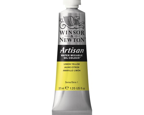 Vattenlöslig oljefärg WINSOR&NEWTON Artisan Oil Nr 346 citrongul 37ml Winsor & Newton Artisan vattenblandbar oljefärg, citrongul, 37 ml