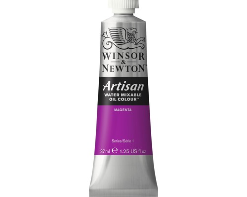 Vattenlöslig oljefärg WINSOR&NEWTON Artisan Oil Nr 380 lila 37ml Winsor & Newton Artisan vattenblandbar oljefärg Magenta i en 37 ml tub