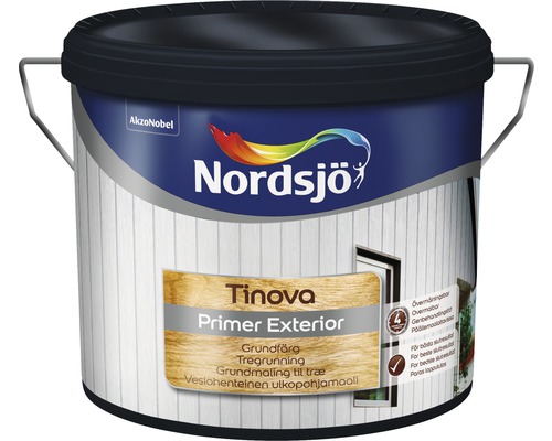 Primer NORDSJÖ Tinova Exterior vit 10L Färgburk Nordsjö Tinova Primer Exterior