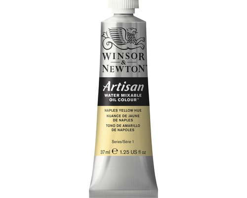 Vattenlöslig oljefärg WINSOR&NEWTON Artisan Oil Nr 422 gul 37ml Winsor & Newton Artisan vattenblandbar oljefärg, Neapelgul nyans, 37 ml