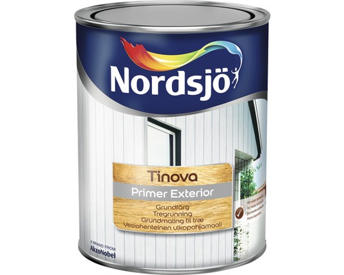 Primer NORDSJÖ Tinova Exterior vit 1L Primer NORDSJÖ Tinova Exterior vit 1L