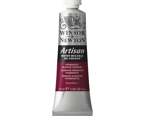 Vattenlöslig oljefärg WINSOR&NEWTON Artisan Oil Nr 468 röd 37ml Winsor & Newton Artisan vattenblandbar oljefärg, Alizarin Crimson, 37 ml tub