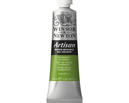 Vattenlöslig oljefärg WINSOR&NEWTON Artisan Oil Nr 503 grön 37ml Winsor & Newton Artisan vattenblandbar oljefärg Permanent Saftgrön, 37 ml