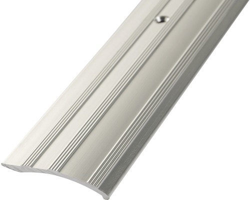 Övergångsprofil i aluminium med skruvhål för golvbeläggning