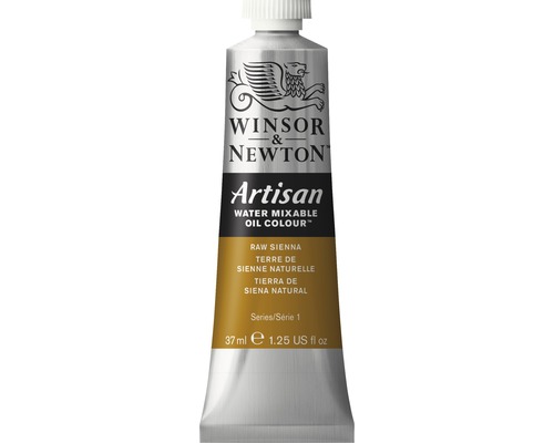 Vattenlöslig oljefärg WINSOR&NEWTON Artisan Oil Nr 552 brun 37ml Winsor & Newton Artisan vattenblandbar oljefärg i rå sienna, 37 ml