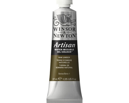 Vattenlöslig oljefärg WINSOR&NEWTON Artisan Oil Nr 554 brun 37ml Winsor & Newton Artisan vattenblandbar oljefärg rå umbra, 37 ml