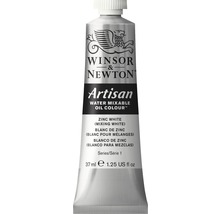 Winsor & Newton Artisan vattenblandbar oljefärg zinkvit i en 37 ml tub