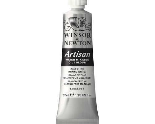 Vattenlöslig oljefärg WINSOR&NEWTON Artisan Oil Nr 748 vit 37ml Winsor & Newton Artisan vattenblandbar oljefärg zinkvit i en 37 ml tub