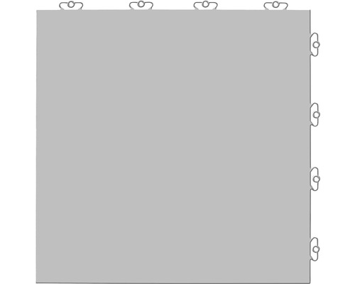 Golvplatta BERGO Elite Stone Grey System 2 38x38cm Klinker för golvbeläggning med anslutningssystem