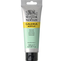 Winsor & Newton Galeria akrylfärg, färg Pale Olive, 120 ml tub