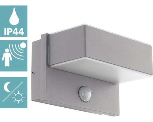 Vägglampa med rörelsesensor och skyddsklass IP44