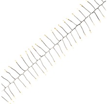 Ljusslinga med tunna trådar och varmvita LED-lampor