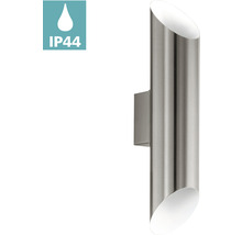 Vägglampa i rostfritt stål med skyddsklass IP44