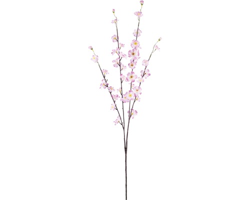 Konstväxt LAFIORA Persikoblomkvist 96cm rosa